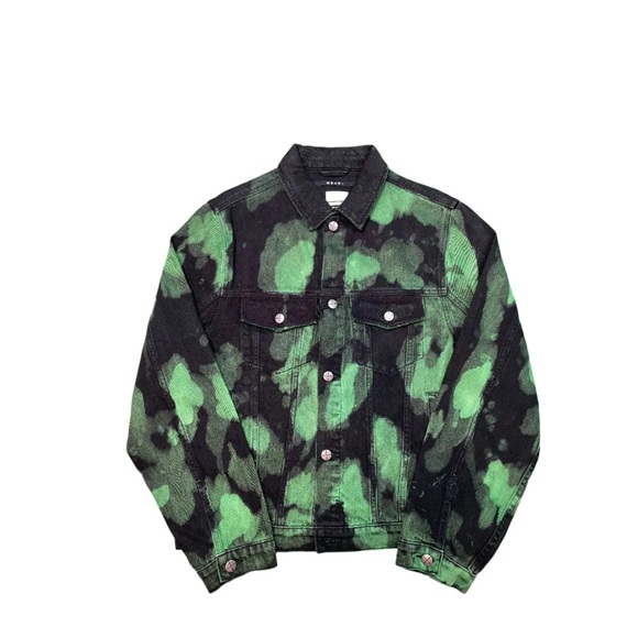 Ksubi Two-Tone Black and Green Jacket - Picture 1 of 5
